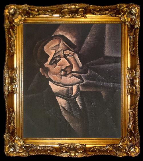 framed  Juan Gris Portrait, ta009-2